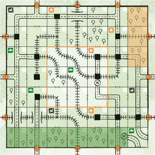 Brain Games LV galda spēles Railroad Ink Challenge: Lush Green Edition