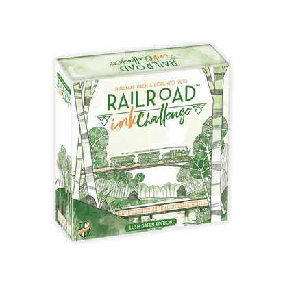 Brain Games LV galda spēles Railroad Ink Challenge: Lush Green Edition