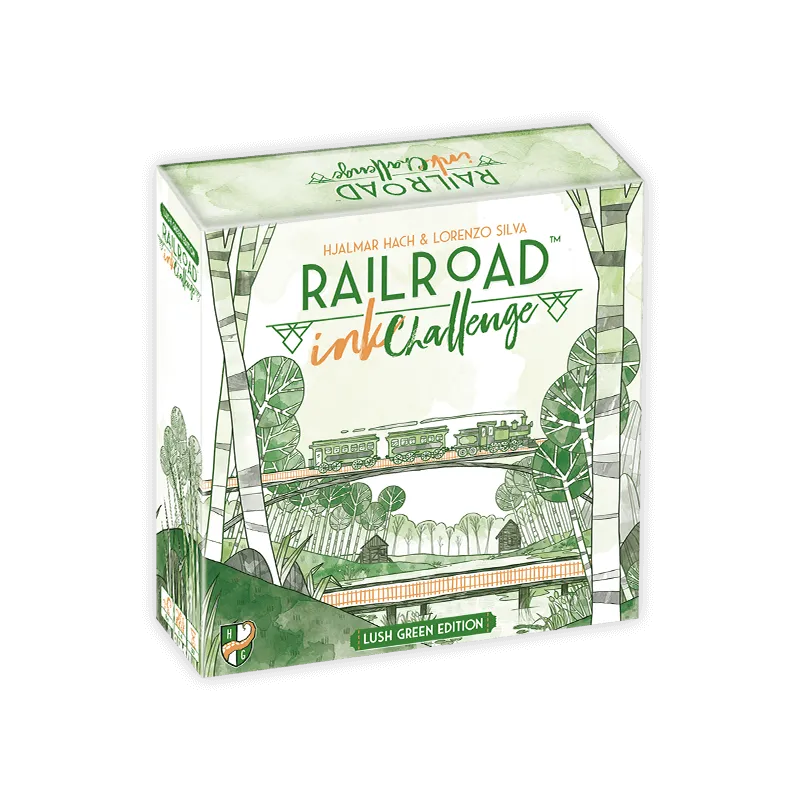 Brain Games LV galda spēles Railroad Ink Challenge: Lush Green Edition