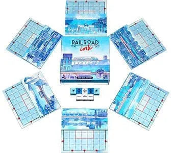 Brain Games LV galda spēles Railroad Ink: Deep Blue Edition