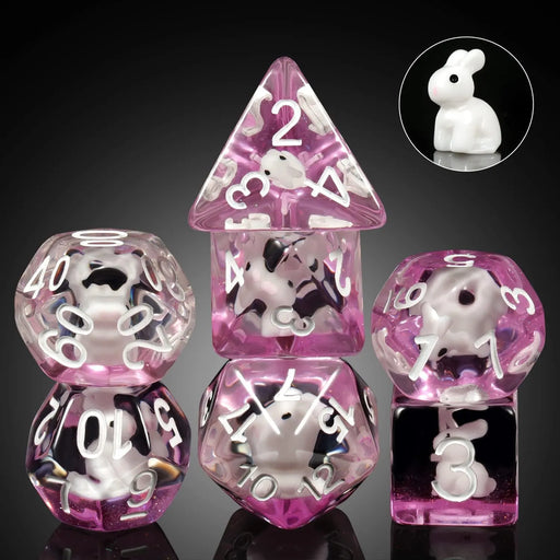Brain Games LV Resin Dice Set  Rabbit