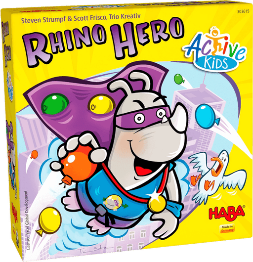 Brain-Games.lv galda spēles Rhino Hero – Active Kids