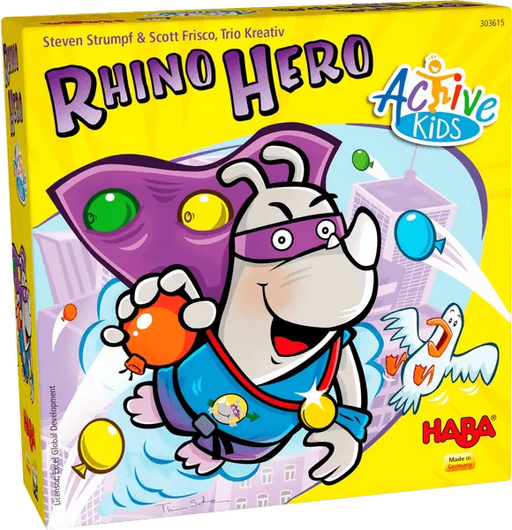 Brain-Games.lv galda spēles Rhino Hero – Active Kids