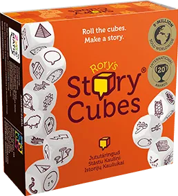 BrainGames galda spēles Rory's Story Cubes, stāstu kauliņi