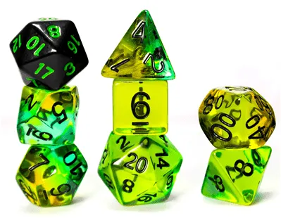 Brain Games LV RPG Dice Set (7) Mojito