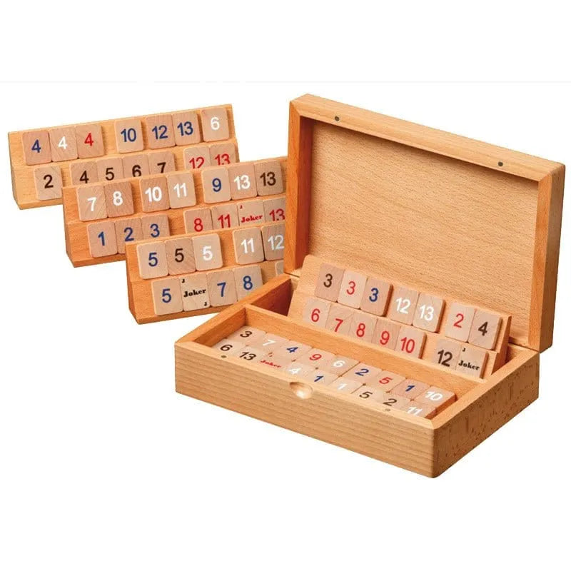 Brain Games LV Rummy, wooden box, small