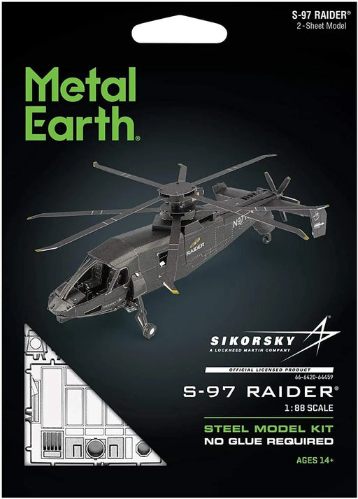 Brain Games LV Mēroga modelis S-97 Raider, metāla konstruktors