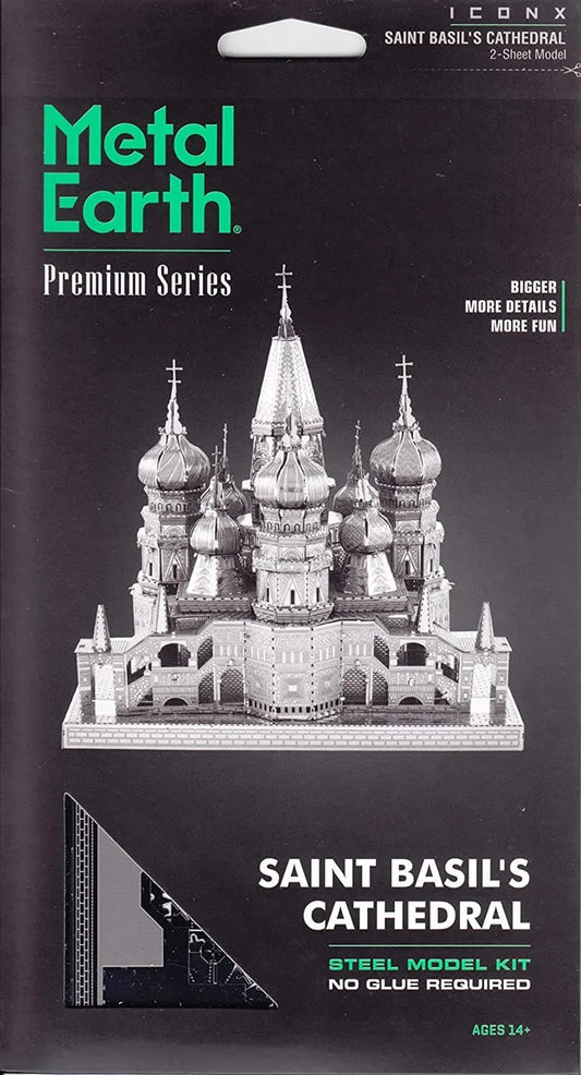Brain Games LV Mēroga modelis Saint Basil's Cathedral, Premium Series metāla konstruktors