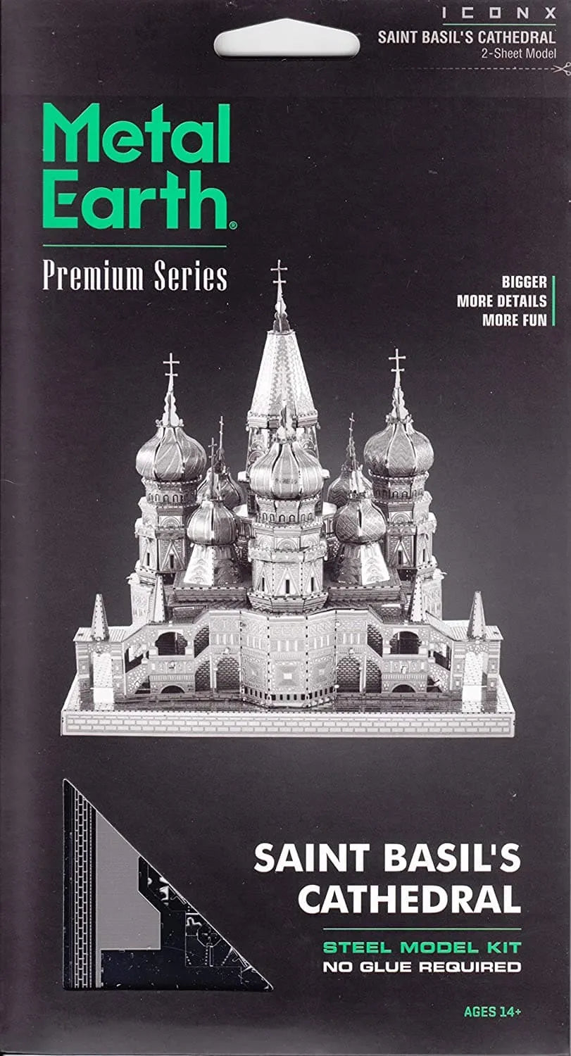 Brain Games LV Mēroga modelis Saint Basil's Cathedral, Premium Series metāla konstruktors