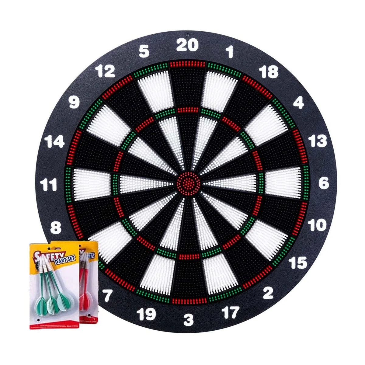 Brain Games LV Children's safety dartboard, incl.2 sets 18 gr softip, 42cm