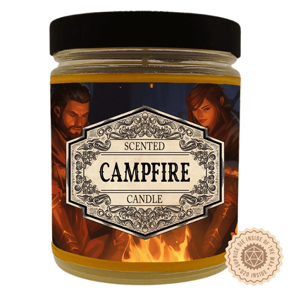 Brain Games LV Scented Candle Campfire with Surprise Dice