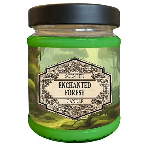 Brain Games LV Scented Candle Enchanted Forest with Surprise Dice