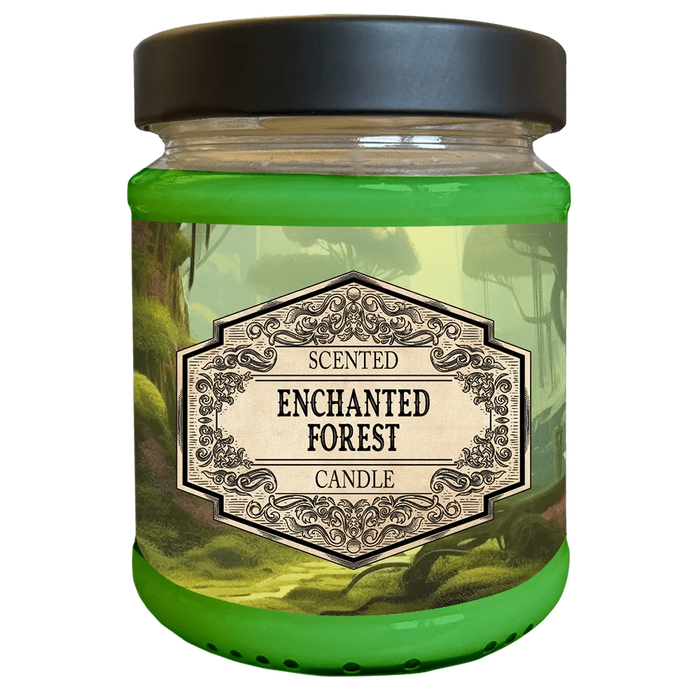 Brain Games LV Scented Candle Enchanted Forest with Surprise Dice