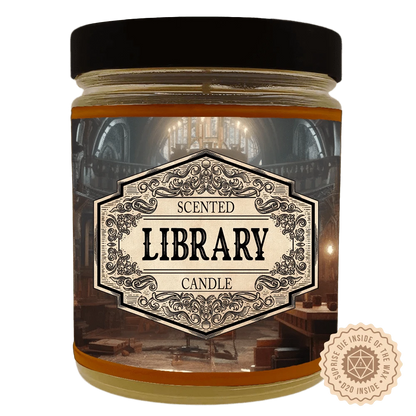 Brain Games LV Scented Candle Library with Surprise Dice