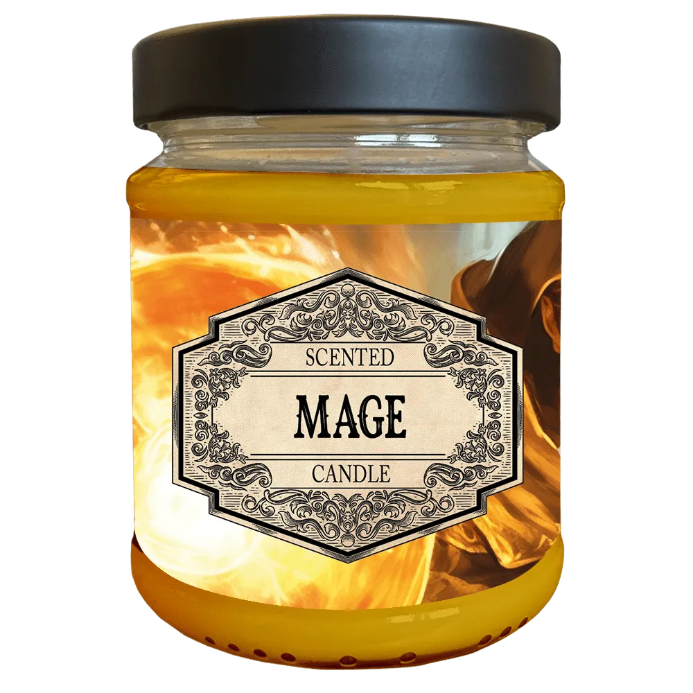 Brain Games LV Scented Candle Mage with Surprise Dice