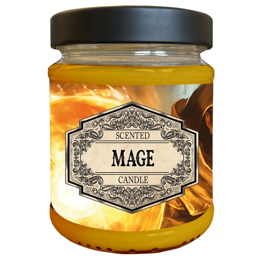 Brain Games LV Scented Candle Mage with Surprise Dice