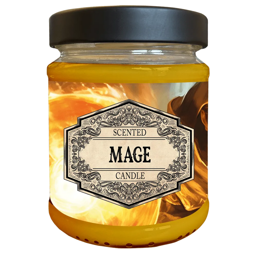 Brain Games LV Scented Candle Mage with Surprise Dice