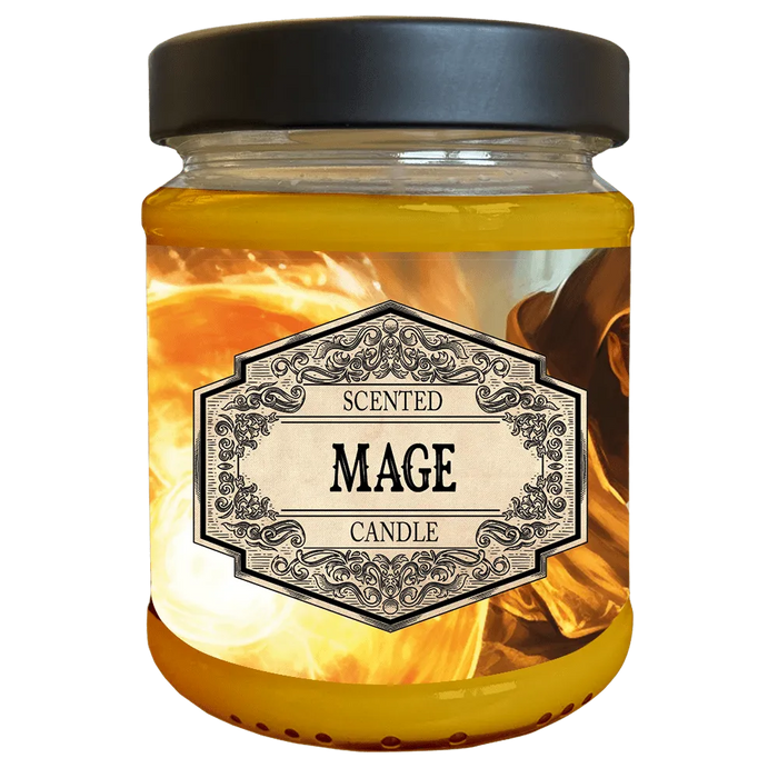 Brain Games LV Scented Candle Mage with Surprise Dice