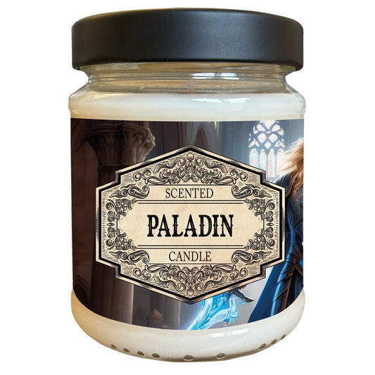 Brain Games LV Scented Candle Paladin with Surprise Dice