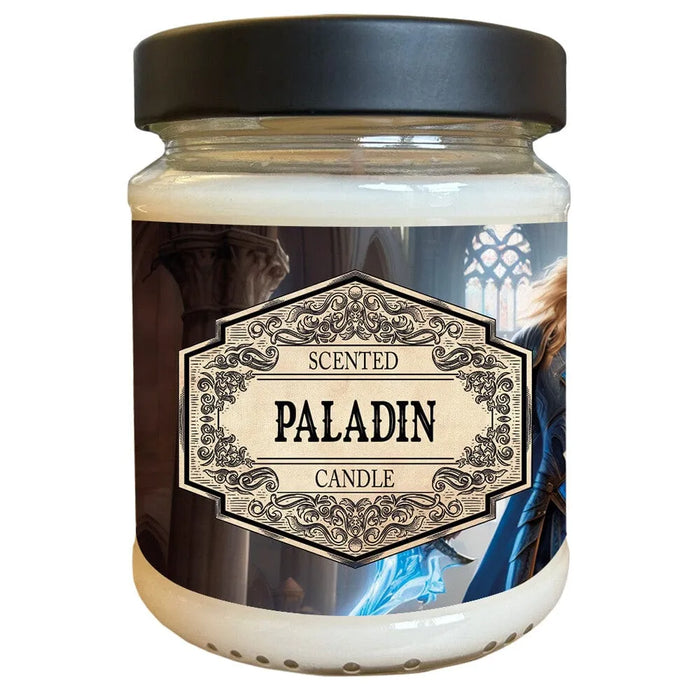 Brain Games LV Scented Candle Paladin with Surprise Dice