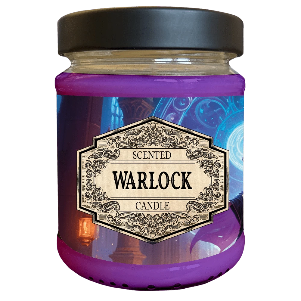Brain Games LV Scented Candle Warlock with Surprise Dice