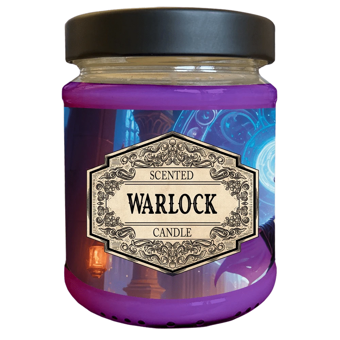 Brain Games LV Scented Candle Warlock with Surprise Dice