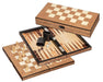 Brain Games LV galda spēles Schach-Backgammon-Dame-Set, Feld 40 mm