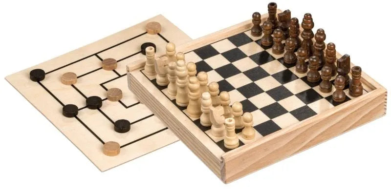n/a n/a Schach Mühle Kombination, mini
