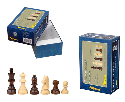 Brain Games LV Schachfiguren Jovinus, Königshöhe 76 mm, in Set-Up Box