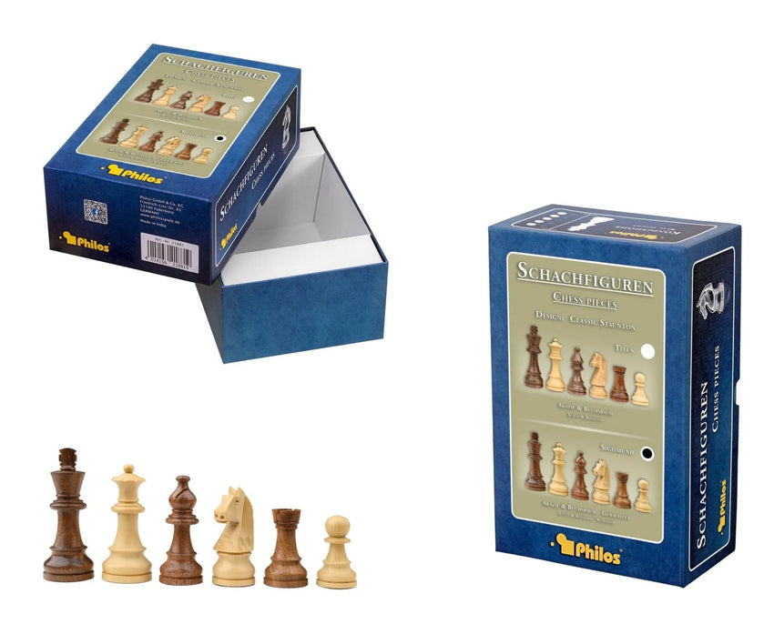 Brain Games LV Schachfiguren Sigismund, KH 70 mm, in Setup Box
