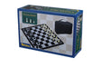 Brain Games LV Schachset, rollbar, Feld 55 mm, mit Kunstofffiguren und Tragetasche