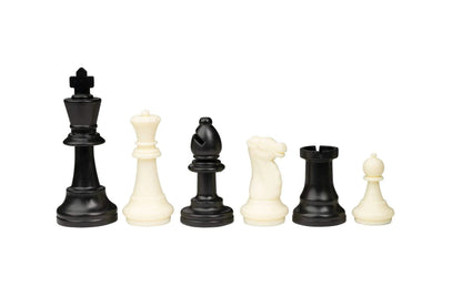 Brain Games LV Schachset, rollbar, Feld 55 mm, mit Kunstofffiguren und Tragetasche