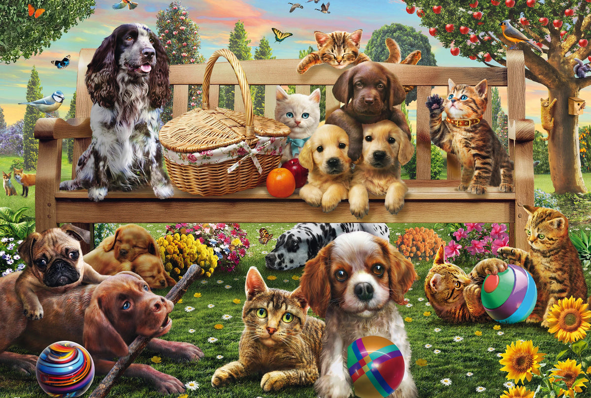 A Garden Picnic for Dogs and Cats