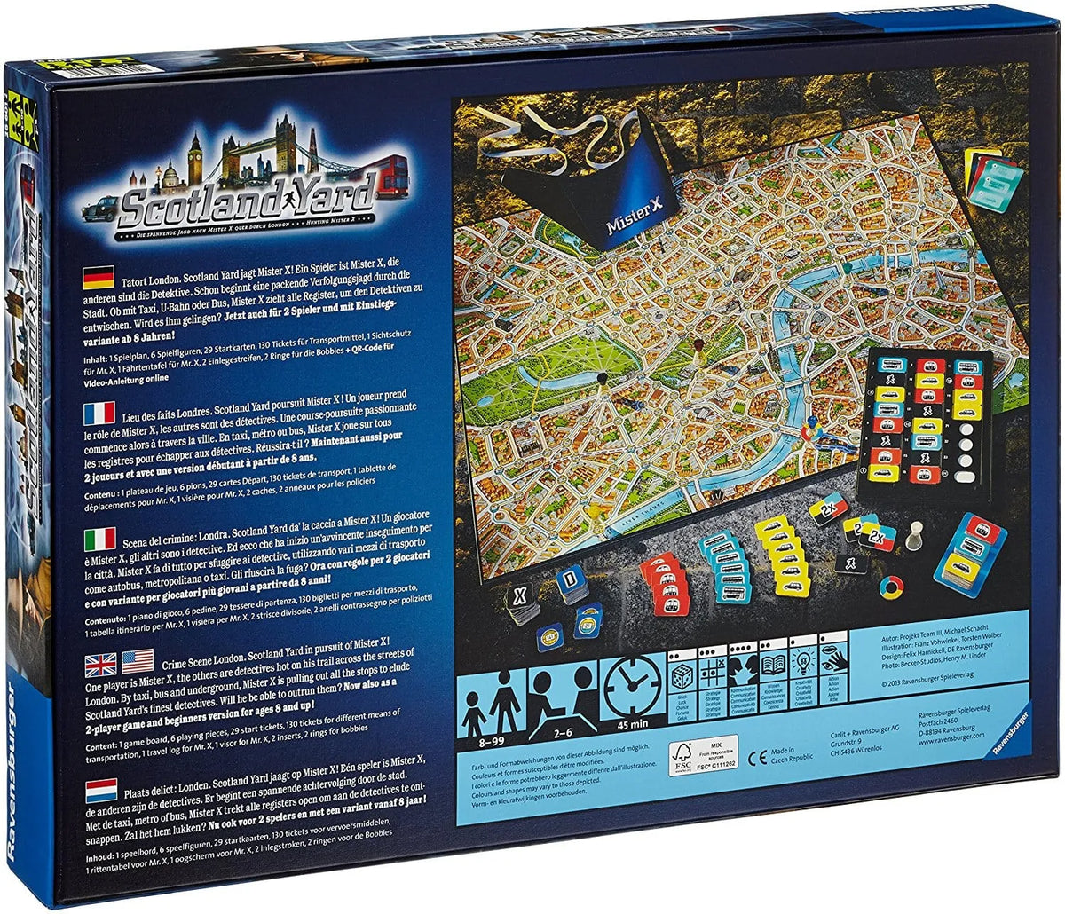 Brain Games LV Galda spēle Scotland Yard