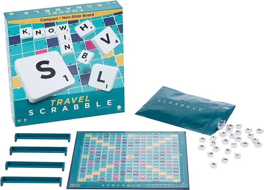 Brain Games LV Galda spēle Scrabble, ceļojuma (EN)