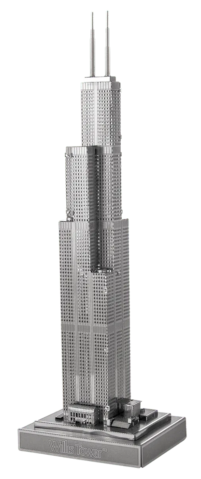 Brain Games LV Mēroga modelis Sears Tower, Premium Series metāla konstruktors