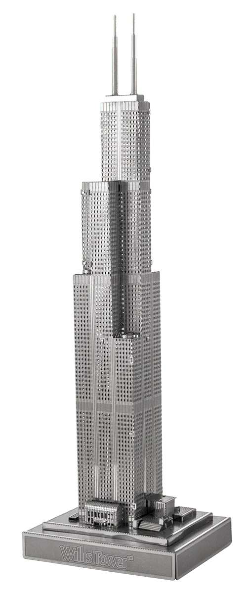 Brain Games LV Mēroga modelis Sears Tower, Premium Series metāla konstruktors