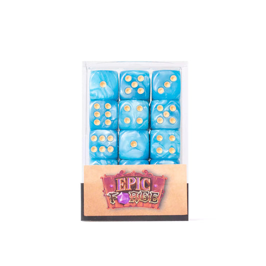 Set of 36 six-sided dice – Blue