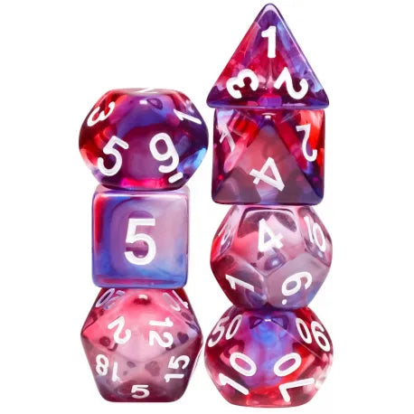 Set of 7 boxed dice – Tireless Dancer
