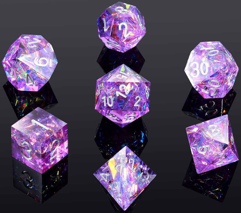 Sharp Edge Dice Set (7) Nebula