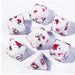 Sharp Edge Dice Set (7) Roses