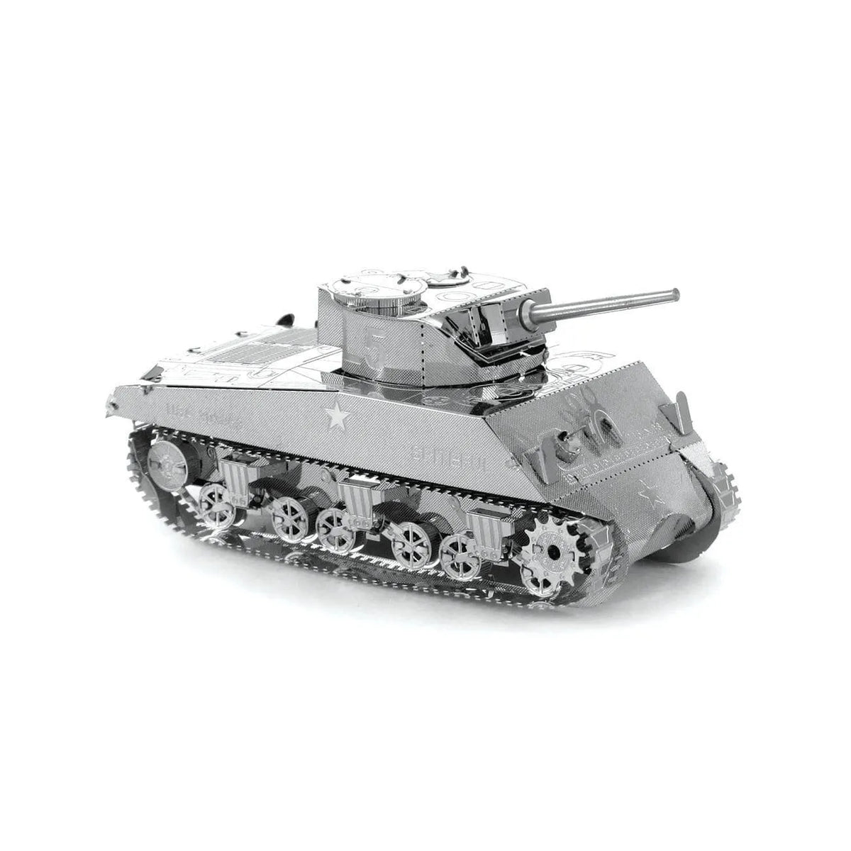 Brain Games LV Mēroga modelis Sherman Tank, metāla konstruktors