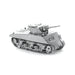 Brain Games LV Mēroga modelis Sherman Tank, metāla konstruktors