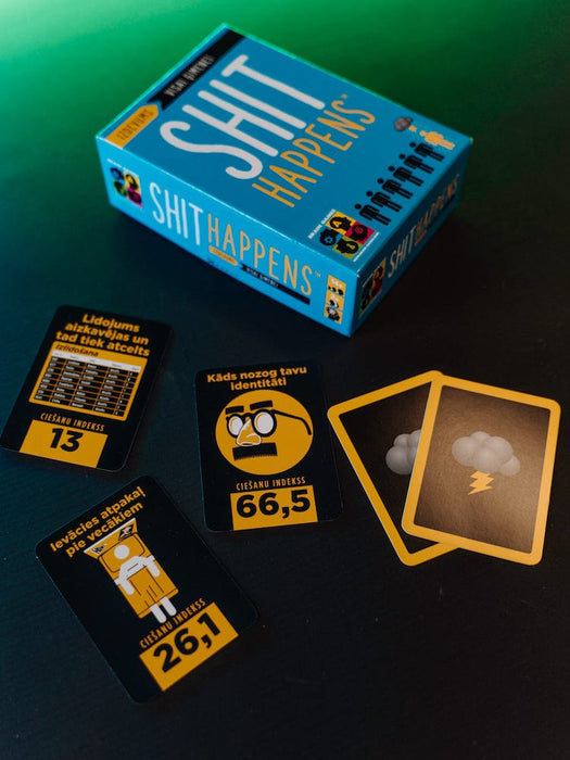 Brain Games LV Ballīšu / Viesību spēles Shit Happens: izdevums visai ģimenei