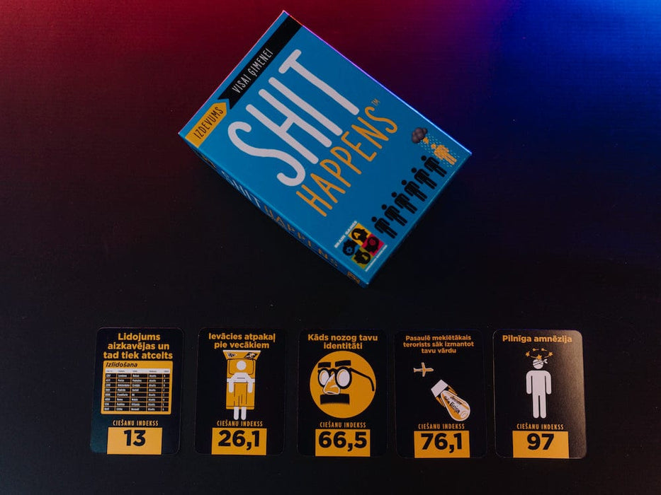 Brain Games LV Ballīšu / Viesību spēles Shit Happens: izdevums visai ģimenei