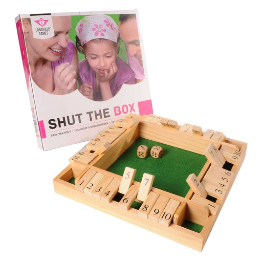 Brain Games LV Shut the box 4 players Rubberwood