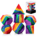 Brain Games LV Silicone Dice Set (7) Rainbow