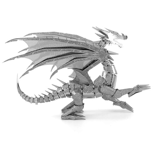 Brain-Games.lv Mēroga modelis Silver Dragon, Premium Series metāla konstruktors
