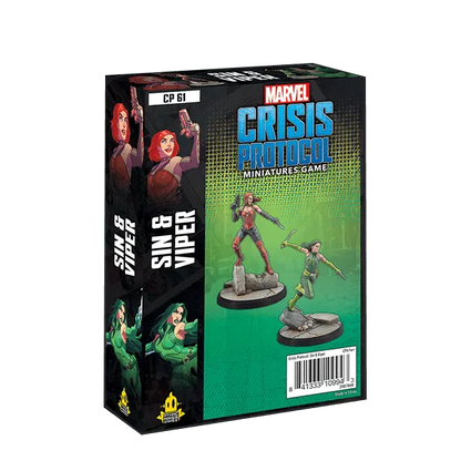 Brain Games LV galda spēles Sin and Viper Character Pack: Marvel Crisis Protocol