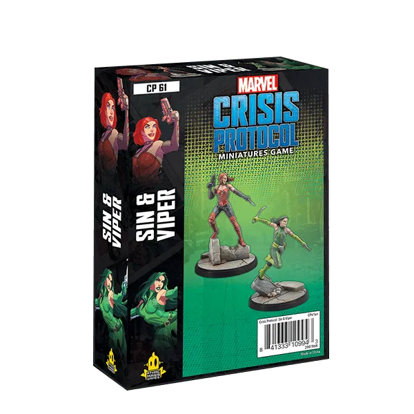Brain Games LV galda spēles Sin and Viper Character Pack: Marvel Crisis Protocol